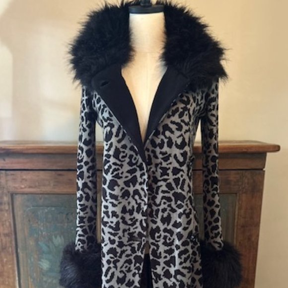 Vintage Betsey Johnson Sweater Duster Coat - Picture 3 of 11